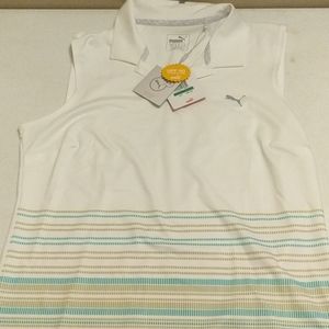 Ladies Sleeveless Polo